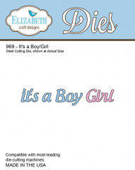 Metal Cutting Die - Its a Boy/Girl