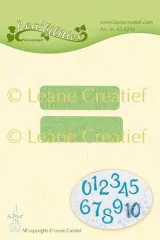 Lea bilitie Präge- + Schneideschablone - Ziffer