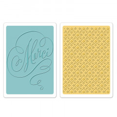 Embossing Folder - Merci and Printers Ornament Set