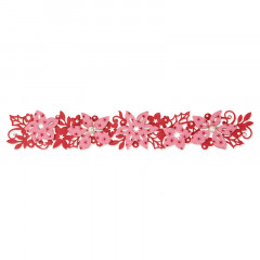 Decorative Strip Die - Winter Florals 