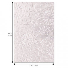 3D Embossing Folder - Doily