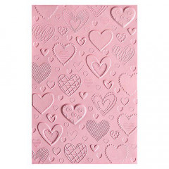 3D Embossing Folder - Hearts