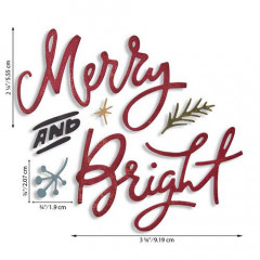 Thinlits Dies - Tim Holtz Merry and Bright