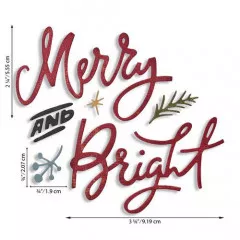 Thinlits Dies - Tim Holtz Merry and Bright