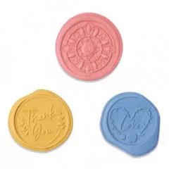 3D Impresslits Embossing Folder - Wax Seals