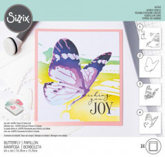 Sizzix Layered Stencils - Butterfly