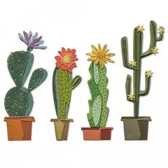 Thinlits Die Set - Funky Cactus