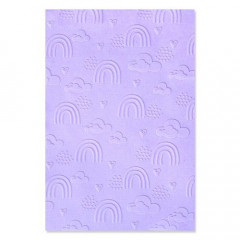 Multi-Level Embossing Folder - Rainbow Sky