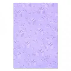 Multi-Level Embossing Folder - Rainbow Sky