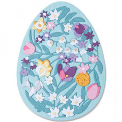 Thinlits Die Set - Intricate Floral Easter Egg