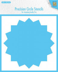 Precision Stencil - 16-Punkt Kreis