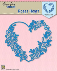 Shape Die - Blue Rosen Herz