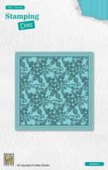 Stamping Die - Quadratische Blumen