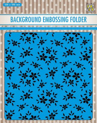 Embossing Folder - Hintergrund  Kleine Blumen