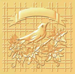 3D Embossing Folder - Weihnachtsvogel