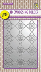 3D Embossing Folder - Hintergründe Blumen-2