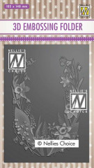 3D Embossing Folder - Blumenrahmen