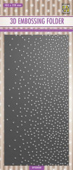 3D Embossing Folder - Slimline Schnee