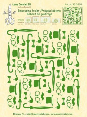 Hintergrund Embossing Folder - Herr