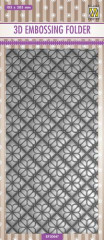 3D Embossing Folder - Slimline Blumenhintergrund