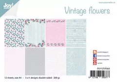 Joy! Craft A4 Paper Pack - Vintage Flowers