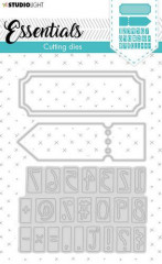 Embossing Die Cut Stencil Numbers Essentials Nr. 360