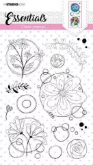 Studio Light Clear Stamps - Flowers Essentials Nr. 118