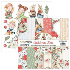 ScrapBoys Christmas Time 6x6 Paper Pad