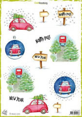 CraftEmotions Schneidebogen - X-Mas Cars