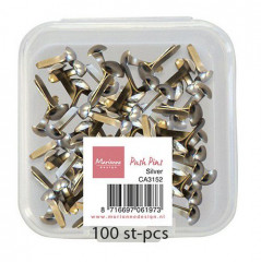 Decoratie Push Pins - Silber