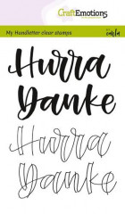 Clear Stamps - handletter - Hurra, Danke (DE)