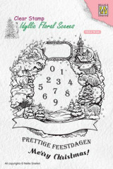 Clear Stamps - Idyllic Floral Scenes Weihnachten Blumenkranz