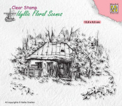 Clear Stamps - Idyllic Floral Altes Häuschen