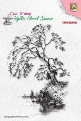 Clear Stamps - Idyllic Floral Baum am Wasser