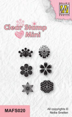 Clear Stamps - mini Blumen - 2