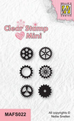 Clear Stamps - mini Kettenrad