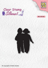 Clear Stamps - Silhouette Enge Freunden