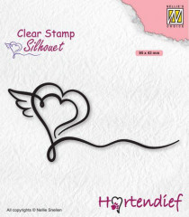 Clear Stamps - Silhouette Pets Herzen