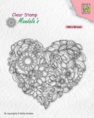 Mandala Clear Stamps - Blumenherz