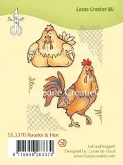LeCrea Clear Stamps - Hahn und Huhn