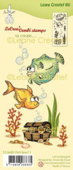 LeCrea Clear Stamps - Kombi Fische 1