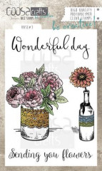 Coosa Crafts Clear Stamps - Vase 3