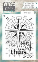 Coosa Crafts Clear Stamps - Oost-West (NL)