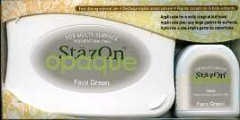 Stazon Stempelkissen - Fava Green