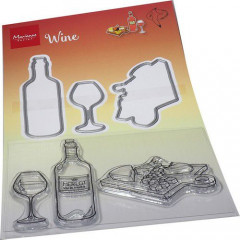 Clear Stamp and Die Set - Hettys Wine