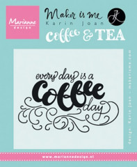 Clear Stamps - Quote - Every day is a coffee day (EN)