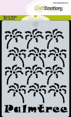 CraftEmotions Mask Stencil - Palmtree