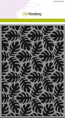 CraftEmotions Mask Stencil - Hintergrund Monstera Blatt