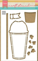 Craft Stencil - Smoothie Becher