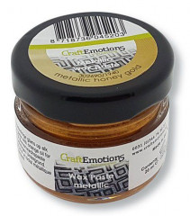 CraftEmotions Wax Paste metallic - Honiggold